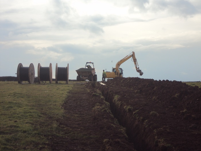 Chapel Hill Solar Farm HV Cable Trench